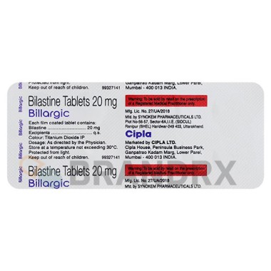 Billargic 20 mg Cipla