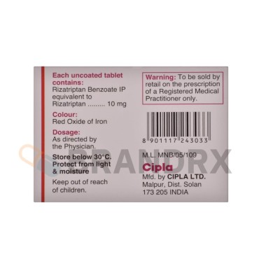 Rizact 10 mg Cipla